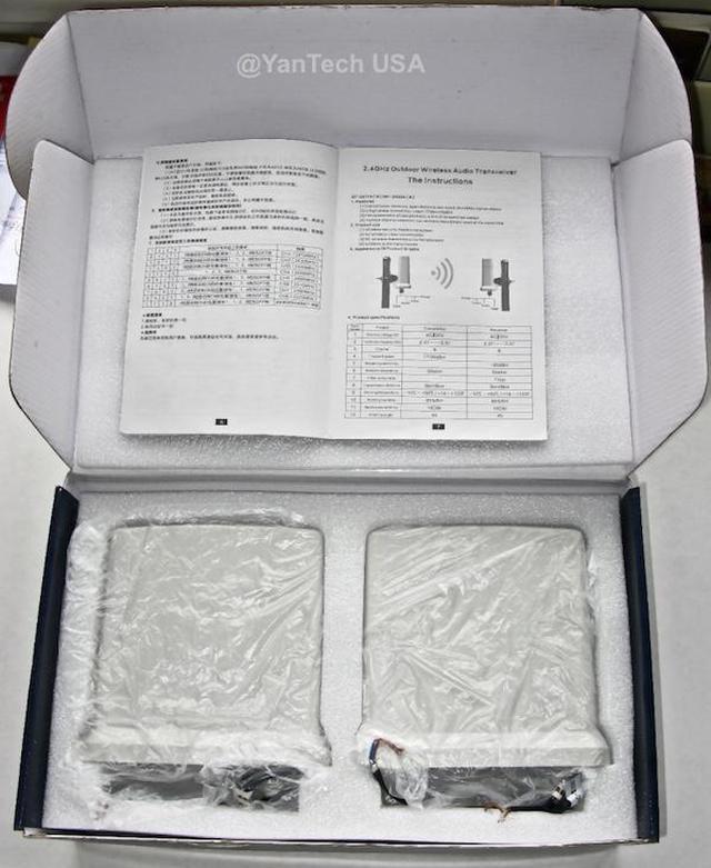 Alt view image 4 of 7 - High-Powered 2.4GHz Wireless Transmitter&Receiver with High Gain Directional Antenna Distance 3 Miles