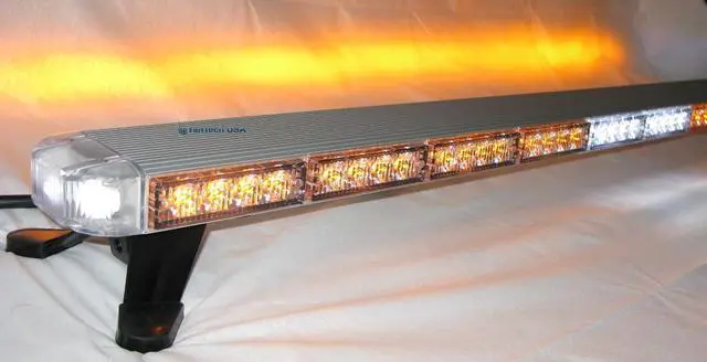 Alt view image 4 of 7 - 47" Amber LED Light Bar Flashing Warning Tow/Plow Truck Wrecker Emergency Light with Brake Lights