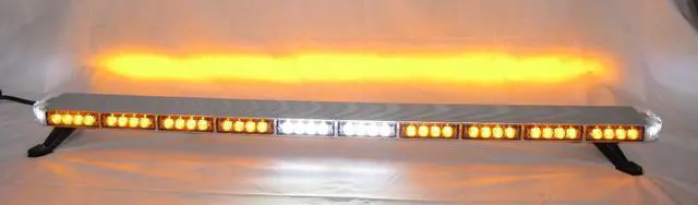 Alt view image 2 of 7 - 50" Amber LED Light Bar Flashing Warning Tow/Plow Truck Wrecker Emergency Light 86 LEDs with Brake/Tail/Signal Lights and Mini Controller