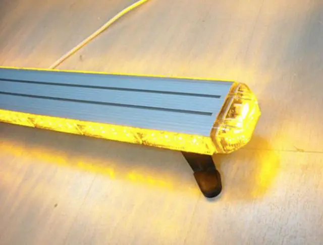 Alt view image 4 of 7 - 50" Amber LED Light Bar Flashing Warning Tow/Plow Truck Wrecker Emergency Light 86 LEDs with Brake/Tail/Signal Lights and Mini Controller