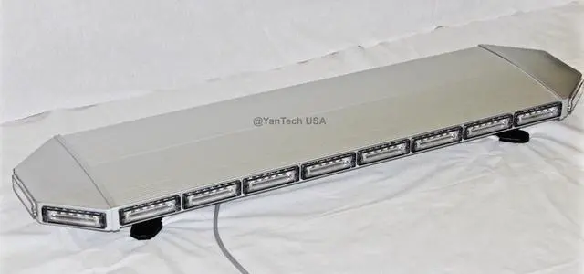 Alt view image 5 of 7 - 47" 132 LED EMERGENCY BEACON LIGHT BAR WARNING TRUCK TOW WRECKER STROBE AMBER