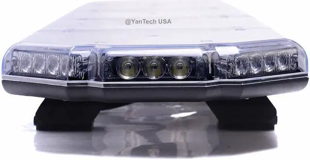 Alt view image 5 of 7 - 56 104 LED Emergency Beacon Light Bar Warning Truck Tow Wrecker Strobe Amber/White