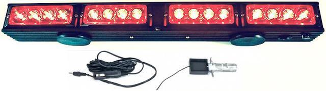 Main image of 21.5" Wireless LED Tow Light Bar with Red Stop/Tail/Turn Signal LEDs, High Power Magnetic Base and 4pin Round Transmitter