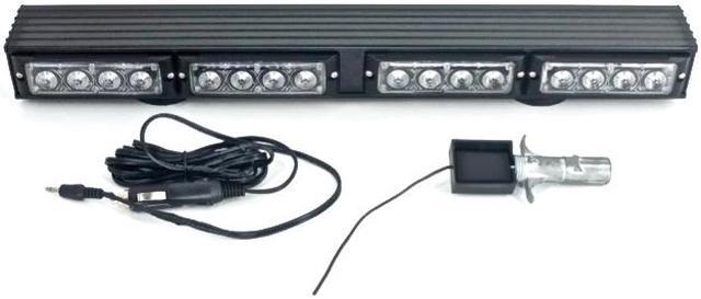 Alt view image 2 of 6 - 21.5" Wireless LED Tow Light Bar with Red Stop/Tail/Turn Signal LEDs, High Power Magnetic Base and 4pin Round Transmitter