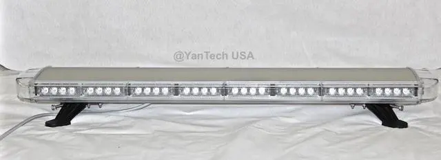 Alt view image 2 of 7 - 44" 72 LED AMBER LIGHT BAR EMERGENCY BEACON WARN TOW TRUCK PLOW WRECKER STROBE