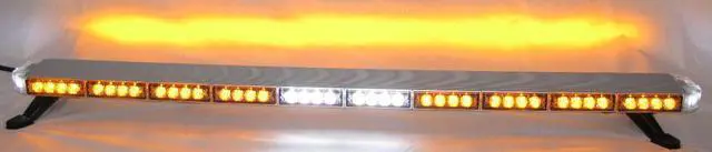 Alt view image 3 of 7 - 50" Amber LED Light Bar Flashing Warning Tow/Plow Truck Wrecker Emergency Light