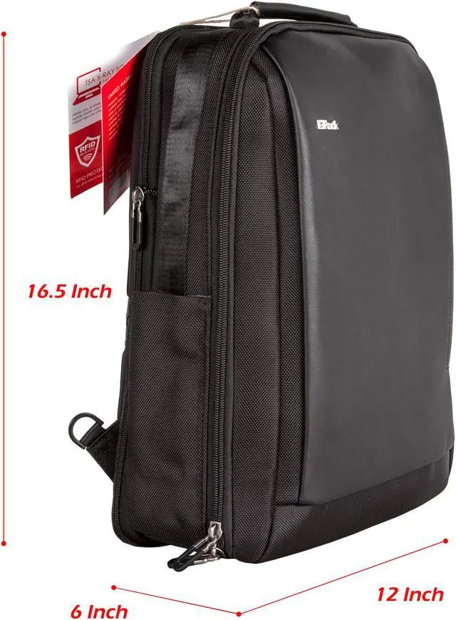 Alt view image 7 of 7 - OPACK Business Backpack for Men, 15.6 inch Laptop Backpack, Waterproof Travel Laptop Backpack with USB Charger Port, Anti-Theft Business Backpack, College School Backpack Men Women, Backpack for work