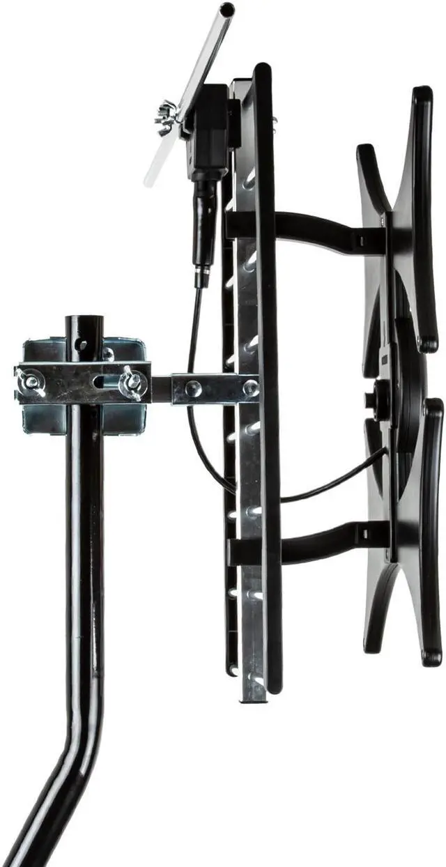 Alt view image 4 of 6 - Five Star Multi-Directional 4V HDTV Antenna - up to 150 Mile Range, UHF/VHF, Indoor, Attic, Outdoor, 4K Ready 1080P FM Radio, Supports 4 TVs Plus Installation Kit and Mounting Pole