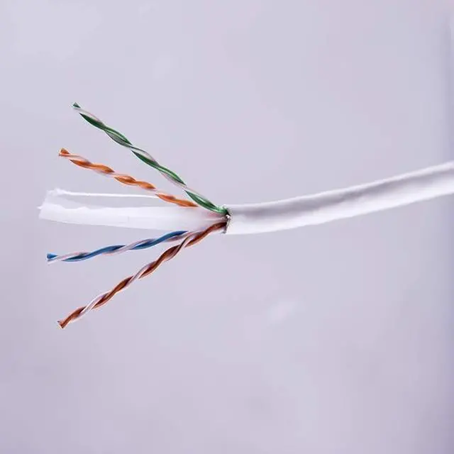 Alt view image 4 of 5 - FiveStarCable Cat6 1000 Ft. 23AWG UTP Bulk Internet PVC Wire Category 6 Ethernet Router Cable  White