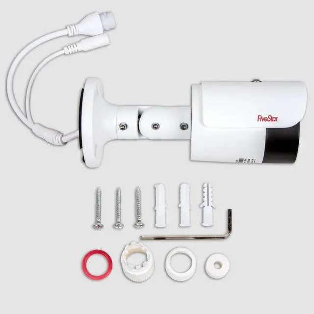 Alt view image 4 of 6 - Five Star 8 Channel PoE IP Ultra-HD Security AI Camera System w/ 2TB HDD
