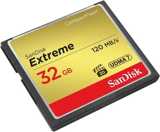Main image of SanDisk Extreme SDCFXSB-032G-G46 32GB CompactFlash Memory Card