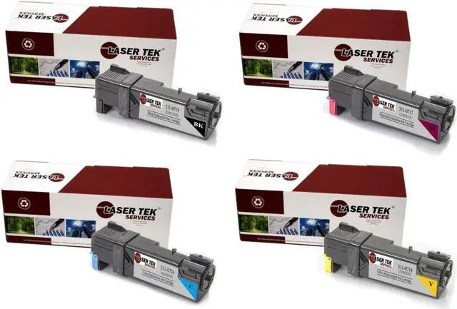 Alt view image 2 of 8 - 4Pk LTS 2150 B C M Y Compatible for Dell 2150 2150CDN 2150CN Toner Cartridge
