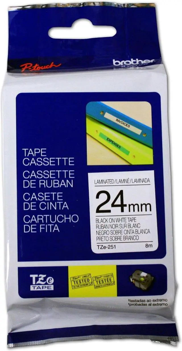 Alt view image 4 of 9 - Brother TZe251 Label Tape