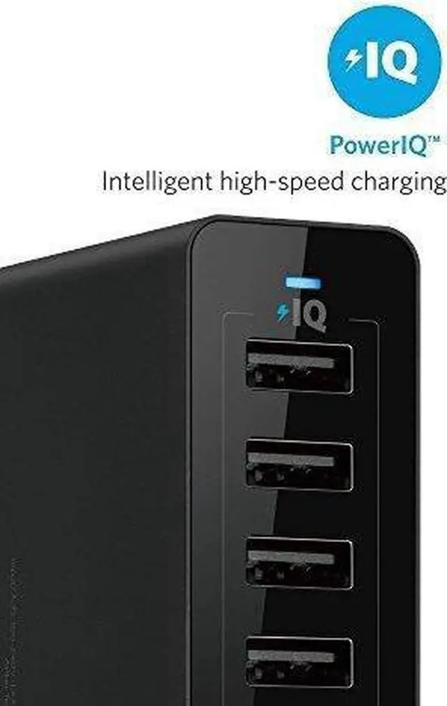Alt view image 2 of 5 - Anker PowerPort 10 (60W 10-Port USB Charging Hub) for iPhone 6 / 6 Plus, iPad Air 2 / mini 3, Galaxy S6 / S6 Edge and More
