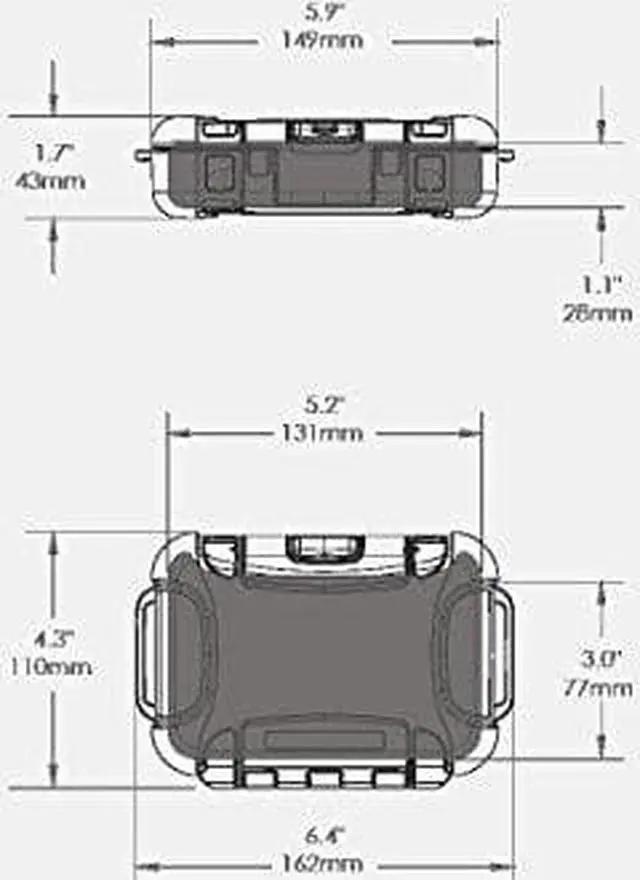 Alt view image 2 of 3 - Nanuk Nano 310 Ultra Resistant Polycarbonate Waterproof Protective Case, Red
