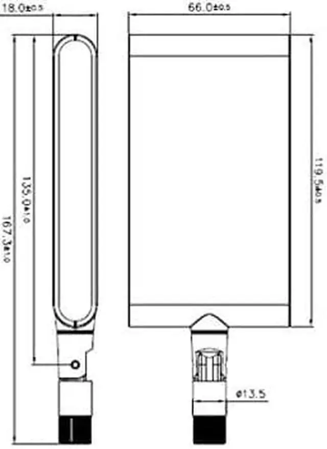 Alt view image 6 of 15 - Alfa APA-M25 2.4/5 GHz dual band directional 10 dBi panel antenna