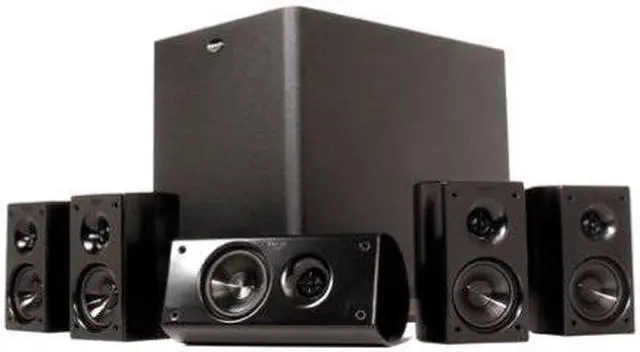 Alt view image 16 of 16 - Klipsch HD 300 Compact 5.1 Home Theater with Powered Subwoofer