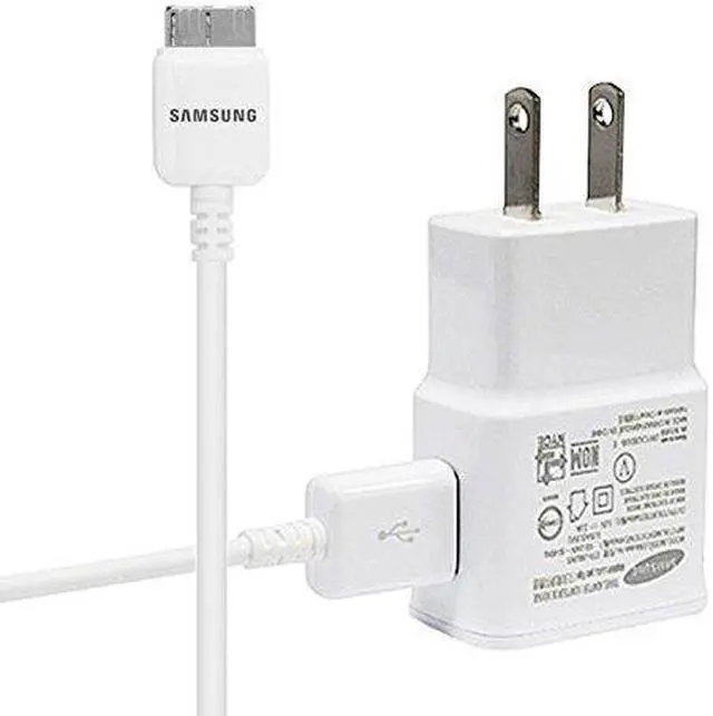 Alt view image 3 of 6 - Samsung Galaxy Note 3 N9000 2A Travel Charger Head EP-TA10JWS with 3 FT Cable