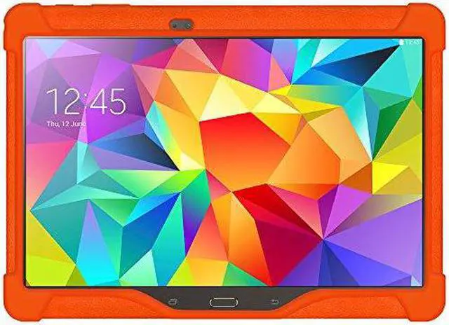 Alt view image 2 of 4 - Amzer Silicone Skin Jelly Case - Orange for Samsung GALAXY Tab S 10.5