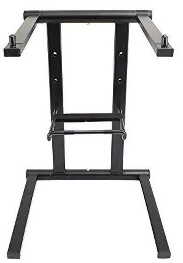 Alt view image 6 of 8 - Universal Portable Foldable Professional DJ Laptop Stand with Second Accessory Tray