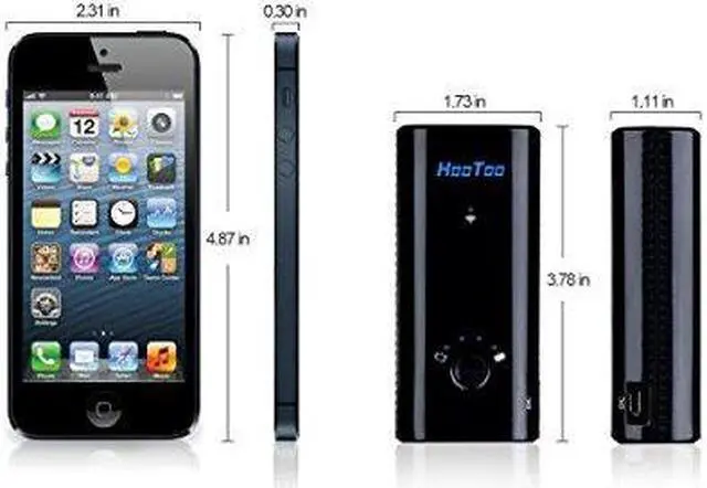 Alt view image 4 of 4 - HooToo TripMate HT-TM01 Wireless N150 Portable Travel Router / 6000mAh External Battery Pack