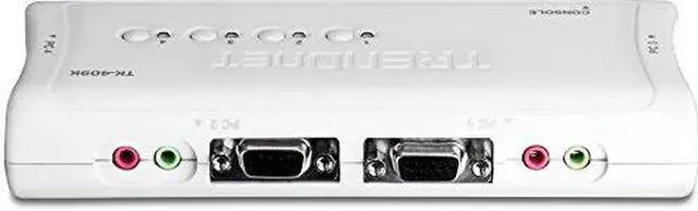 Main image of TRENDnet 4-Port USB KVM Switch and Cable Kit with Audio, TK-409K