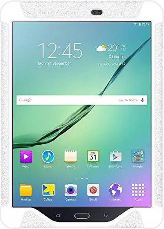 Alt view image 3 of 4 - AMZER SILICONE SKIN JELLY CASE - SOLID WHITE FOR SAMSUNG GALAXY TAB S2 9.7 SM-T810