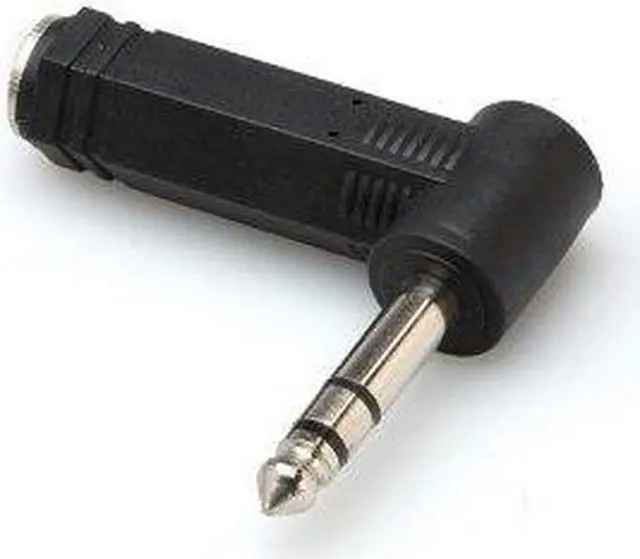Alt view image 6 of 8 - Adapter 1/4 Stereo (F) to RT Angle 1/4 Stereo (M) Cable Adapter