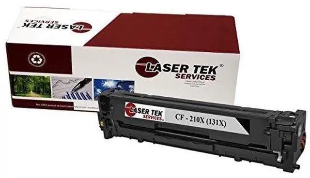 Alt view image 3 of 5 - Laser Tek Services Compatible High Yield Toner Cartridge Replacement for HP 131X CF210X Works with HP Laserjet Pro 200 Color M251n M276n Printers (Black, 1 Pack) - 2,400 Pages