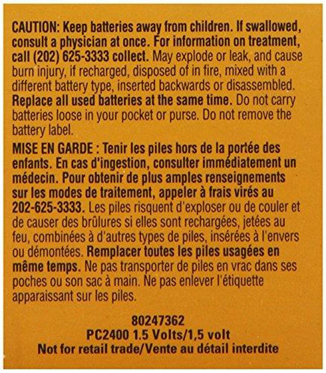 Alt view image 2 of 3 - Duracell PC2400 Procell AAA Batteries Box of 24