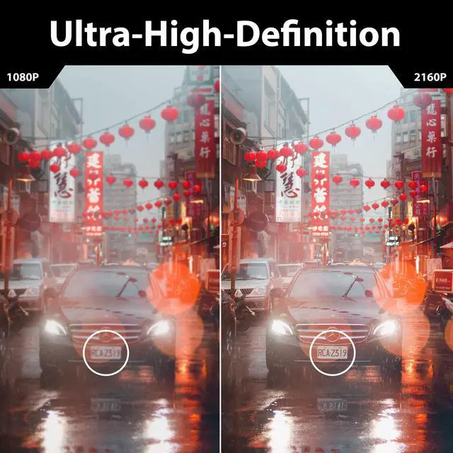 Alt view image 7 of 7 - Rexing V1P 3rd Generation Dual 1080p Full HD Front and Rear 170 Degree Wide Angle Wi-Fi Car Dash Cam with Supercapacitor, 2.4" LCD Screen, G-Sensor, Loop Recording, Mobile App
