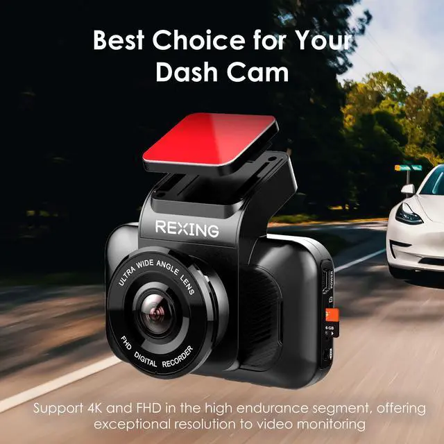 Alt view image 6 of 7 - REXING 128GB microSDXC UHS-3 4K Full HD Video High-Speed Transfer Monitoring SD Card with Adapter for Dash Cams, Surveillance Systems, Security Cameras, & Body Cam