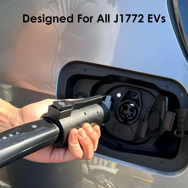 Alt view image 2 of 7 - Rexing Tesla to J1772 Adapter, J1772 EV Charging Adapter, Fits Mobile Connector, Tesla Wall Connector, Destination Chargers, Max 48 Amp & 250V AC, Travel Case