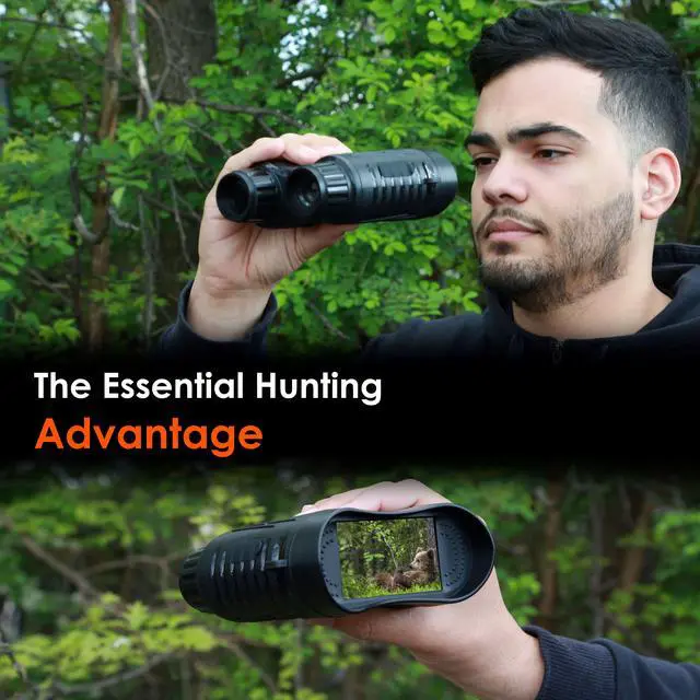 Alt view image 4 of 7 - Rexing B1 Pro - 4K IR Night Vision Digital Binocular, 4K(2160P) Resolution, IR Night Vision, Videos, Photos, 4x Digital Zoom, Weather Resistant