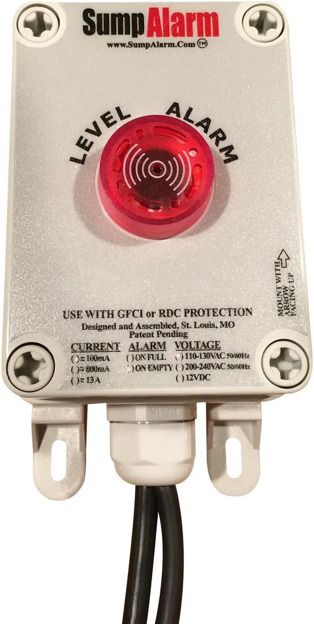 Alt view image 3 of 5 - In/Outdoor High Water Alarm w/ Pilot Light and Horn for Septic / Sump / Pond & Other Applications
