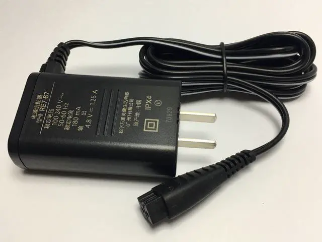 Alt view image 5 of 7 - Shaver Charger Power Supply RE7-87 Prewave compatible with Panasonic ES-LT20 ES-LT22 ES-LT31 ES-LT40 ES-LT41 ES-LT50 ES-LT52 ES-LT70 ES-LT71 ES-LT72 ES-LC20 ES-LC50 ES-CLT2 ES-ST21 ES-ST23 ES-SV61