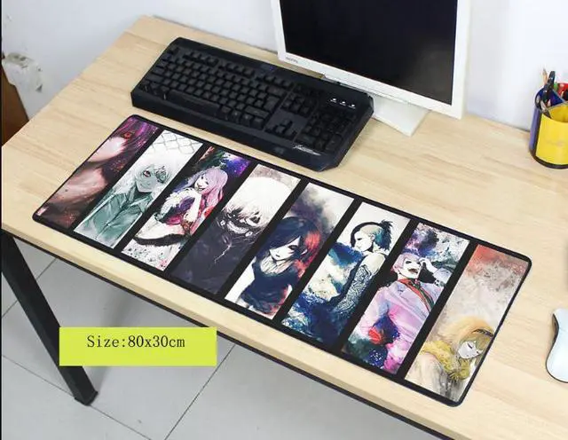 Main image of Tokyo Ghoul mousepad 80x30 pad to mouse best seller computer mouse pad Adorable gaming padmouse gamer to laptop large mouse mats