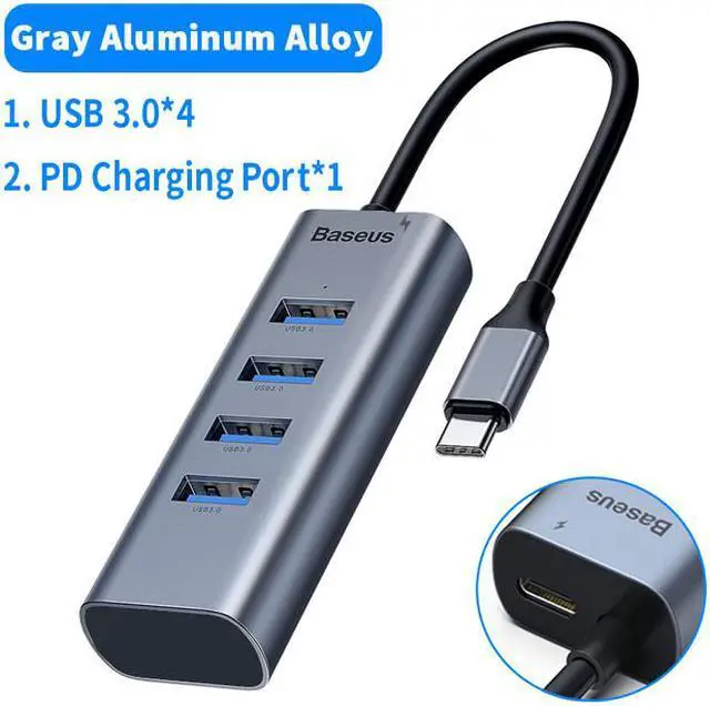 Main image of USB C HUB Type C HUB to HDMI Ethernet Multi USB 3.0 Port Thunderbolt 3 2 Power Adapter For MacBook Pro Air Dock USB-C HUB