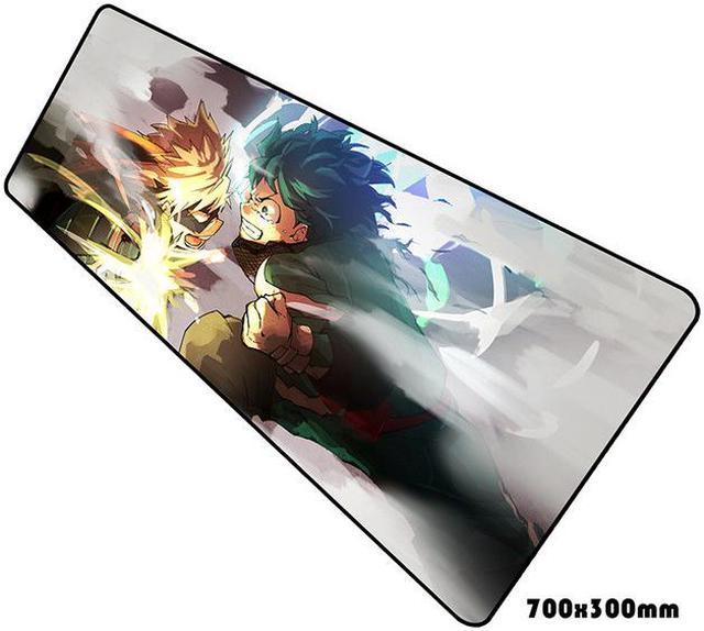 my hero academia mouse pad 70x30cm gaming mousepad anime gadget office  notbook desk mat laptop padmouse