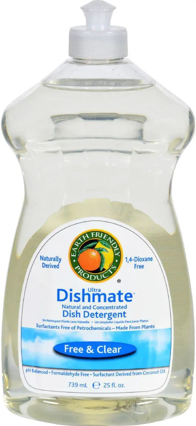 Alt view image 4 of 16 - Liquid Dish Detergent,25 oz.,Unscented EARTH FRIENDLY PRODUCTS PL9721/6