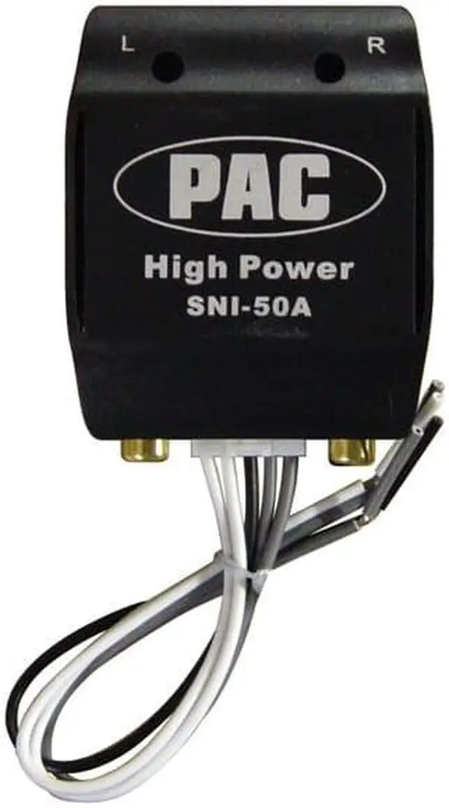Alt view image 4 of 5 - PAC SNI-50A Adjustable High Power 2-Channel Line Out Converter
