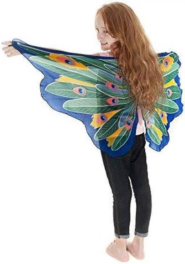 Alt view image 8 of 14 - Peacock Wings - Dress-Up Toys by Douglas Cuddle Toys (50599)
