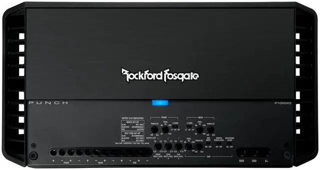 Alt view image 4 of 14 - Rockford Fosgate Punch P1000X5 5-channel car amplifier