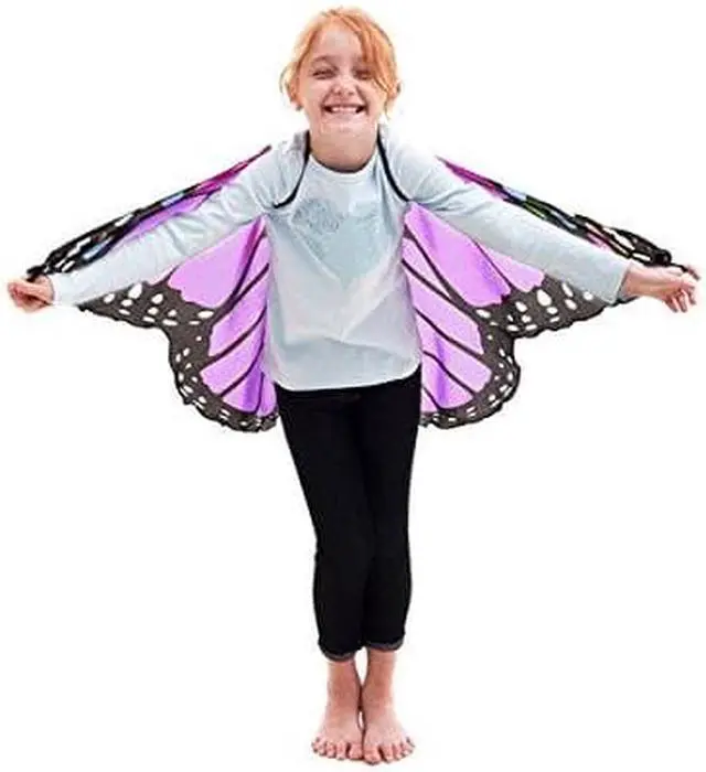 Alt view image 10 of 20 - Douglas Toys Dreamy Dress-ups Purple Monarch Butterfly Fabric Wings
