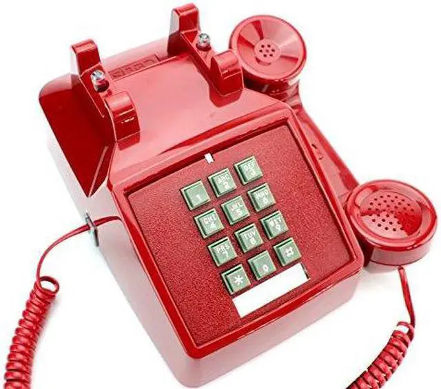 Alt view image 6 of 14 - Scitec 2510E Red Single Line Emergency Desk Phone