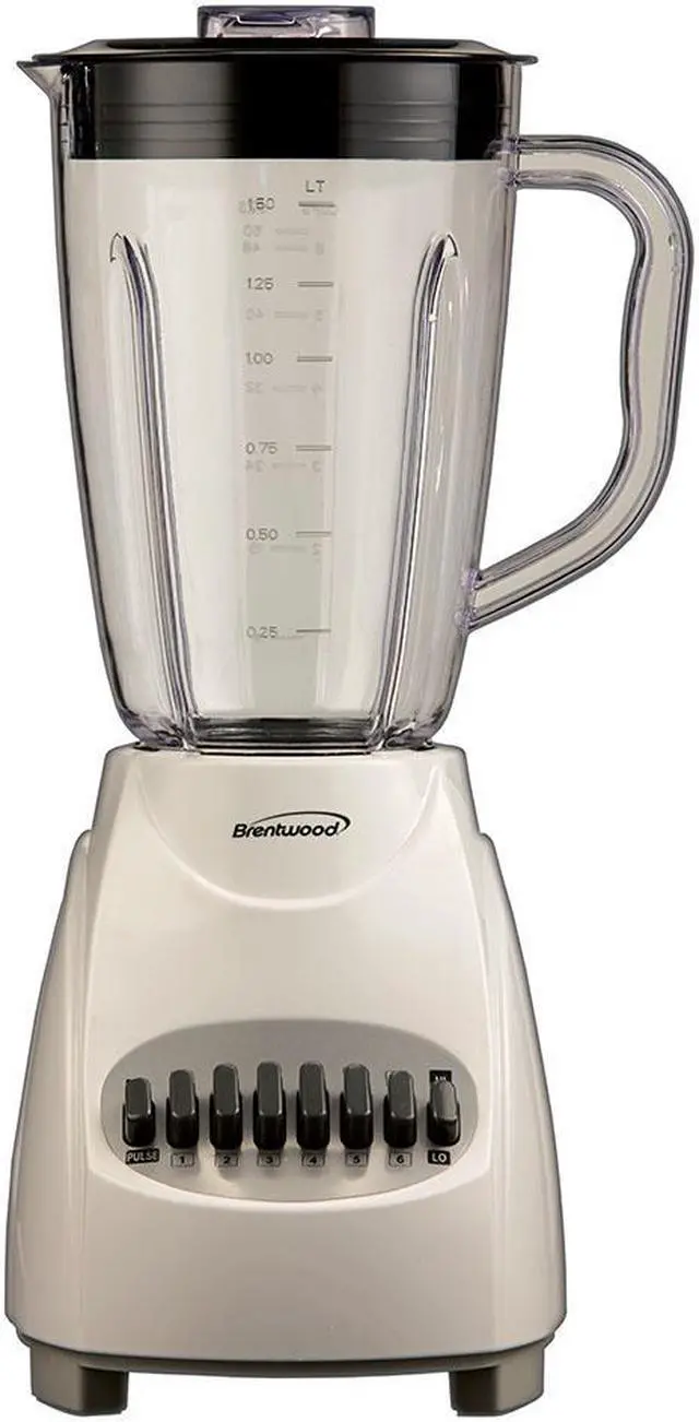 Alt view image 2 of 4 - Brentwood Home Kitchen 12-Speed Blender With 1.5 Liter Plastic Jar White
