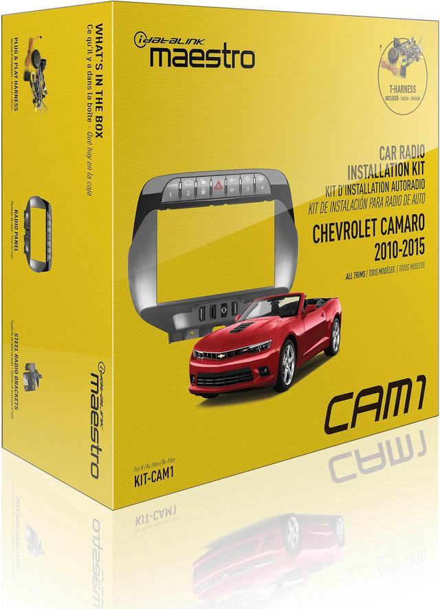 Main image of iDatalink KIT-CAM1 Dash and Wiring Kit Install and connect an iDatalink-ready stereo and retain the steering wheel audio controls in select 2010-15 Chevrolet Camaro models (Gray/Black) iDatalink Item