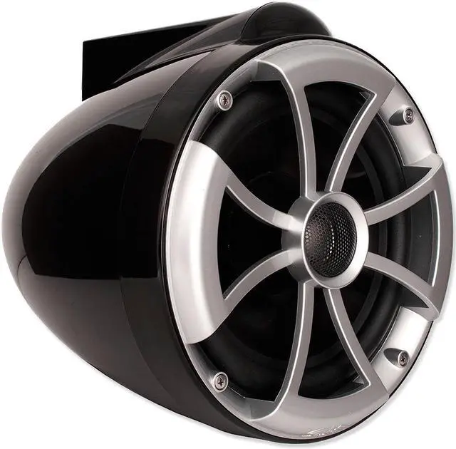 Alt view image 2 of 4 - Wet Sounds ICON8-BX ICON 8" Marine Tower Speakers with X Mount kit - Pair Black