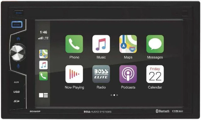 Main image of BOSS Audio BE62CP 2-DIN 6.2" Touchscreen Car Stereo Digital Multimedia Player