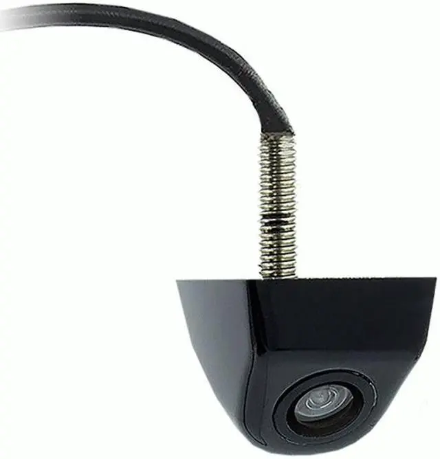 Alt view image 13 of 13 - iBeam TE-LPGC Above License Plate Backup Cam with Gloss Black Metal Housing